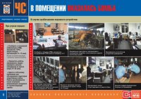 Комплект плакатов «ЧС на малом предприятии»