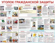 Комплект плакатов «Уголок гражданской защиты»